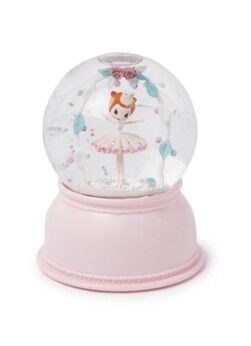 Djeco Ballerina sneeuwbol nachtlamp 11 cm - Roze