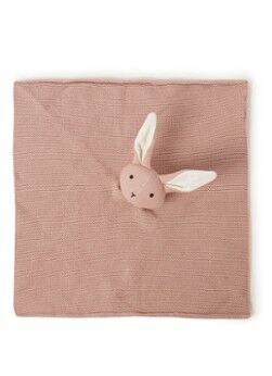 Liewood Milo gebreid konijn knuffeldoekje - Roze