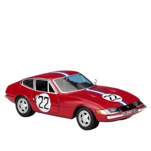 TURHAN Simulatiemodel 1:24 is geschikt for supercar 365 GTB4 Competizione 1a-serie simulatie-legering automodel met voortreffelijk vakmanschap (Color : Serie)