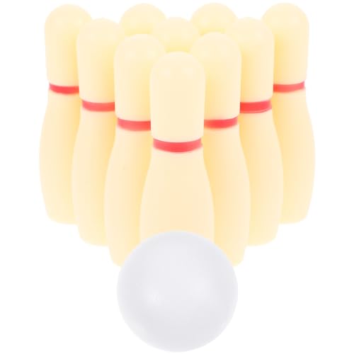 TOVINANNA 1 Set Bowlingset Jumbo Bowlen Bowlingbal En Bowlingspeelgoed Bowlen Op Tafel Leuke Sportspellen Kunststof Bowlingbal Bowlingballen Speelgoed- Bowlen Spel Sport- Ritten Plastic Kind