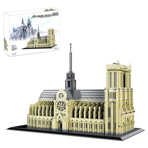 ArrGo Architectuurbouwstenen 7380 stuks grote MOC wereldberoemde architectuurmodel Notre Dame Parijs huisbouwset