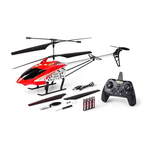 Carson 500507183 Easy Tyrann 670 Rescue Cars. 100% RTF RC Helikopter, Op Afstand Bestuurbare Helikopter, Robuuste RTF (Ready to Fly), Outdoor Helikopter, RC Vliegtuig