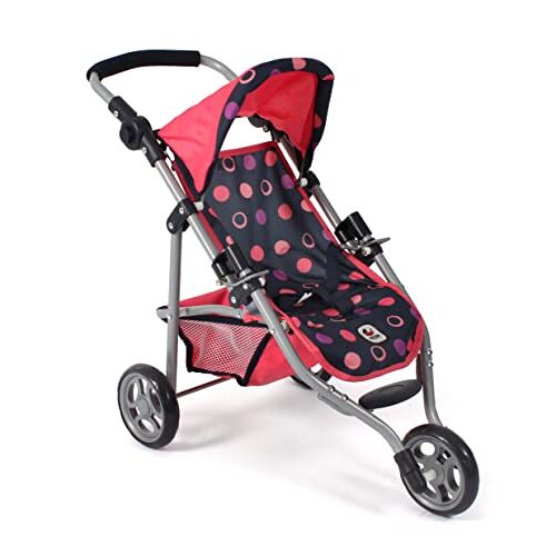 Bayer Chic 2000 Poppenbuggy Lola, joggingbuggy, poppenjogger, poppenwagen, Corallo, 612-20