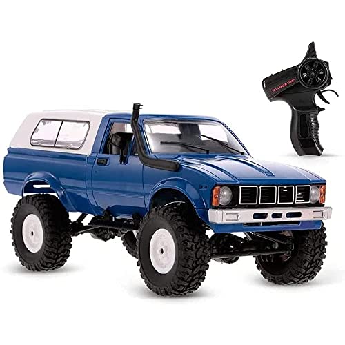 GUYANA 1/16 2,4GHz 4WD Klimmen RC Truck RC Auto Crawler Koplamp Afstandsbediening Crawler Off-Road Pick-up Truck RTR Speelgoedjongen, meisje en volwassene