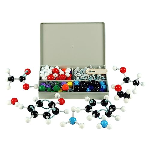 Lamala 240Pcs Moleculaire Model Kit Anorganische En Organische Chemie Wetenschappelijke Atomen Moleculaire Modellen Kleurgecodeerde Atomen Voor Kid Organische Chemie Model Organische Chemie Modeling Kit