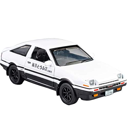 Toy model Speelgoed voor kinderen, legering simulatie AE86, eerste D legering modelauto, geschikt voor jongens en volwassenen, Fujiwara Tofu Shop Model auto pull back speelgoed simulatie auto model (maat: AE68)