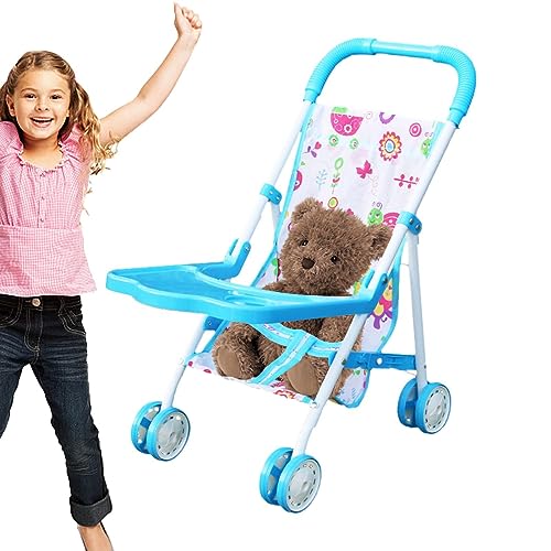 Campsie Kinderwagen speelgoed kinderen spelen opvouwbare kinderwagen bu-ggy   Babypop-kinderwagen   Kinderbabypop kinderwagen speelgoed   Kinderwagen met fantasiespel   Rollenspel Speelgoedpoppen