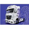 Italeri 3935 MB Actros MP4 Show GigaSpace Vrachtwagen (bouwpakket) 1:24