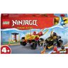 LEGO® NINJAGO 71789 Achtervolging met Kais Flitzer en ras motorfiets