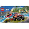 LEGO® CITY 60412 Brandweerterreinwagen met reddingsboot