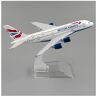 GUYANA Kopie vliegtuig model 1/400 Voor Airbus A380 British Airways Vliegtuig Model Legering Vliegtuigen Model Statische Vliegtuigen Model Collection