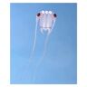UOUOBEAR 3m²/7m²/10m² vlieger grote zachte vlieger, vlieg witte trilobieten vlieger windzak outdoor sport vlieger sport nylon vlieger vis vliegers (kleur: 3m² vlieger)