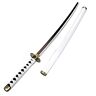 SuMemo Anime Black Samurai Ninja Sword Met Scabbard, Katana Sword Weaps Anime Ninja Sword Toy, Anime Fans/Wit