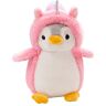 EXQULEG Pinguïn knuffeldier, pinguïn, knuffeldier, schattige pinguïn, pluche speelgoed, pluche pinguïn, cadeaus voor jongens en meisjes kinderen (A)