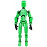 JUCHRZEY Titan 13 Actiefiguur 3D-geprinte, meervoudig beweegbare figuur Robotactiefiguur Nova 13 Actiefiguur 3D-geprinte actiefiguur Dummy 13 Actiefiguur Desktopdecoraties Spelgeschenken (donkergroen)