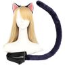 APANSHJY Nepbont Staart En Oren Anime Oren Staart Haarband Dier Pluche Lange Staart Feestkostuum Accessoires Kat Oren En Staart Set/Type 3