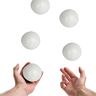 Garosa 3-Delige Jongleerballen PU-Leer Zachte Jongleerbal Voor Beginners, Professionals, Kinderen, Volwassenen(Wit)