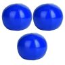 Moonyeu Jongleerballen, 3 stuks jongleersets, PU clowns, premium vulling, waterafstotend, robuust kunstleer, jongleerbalset met netzak, voor kinderen, professionals en beginners (blauw)