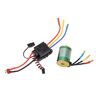 BROLEO RC Borstelloze Motor ESC Kit, Waterdichte Borstelloze ESC en Borstelloze Motor Kunststof Stofdicht Meerdere Bescherming voor 1/10 RC Auto's