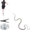 Huyeruie Snake Prank met stringclip, Golf Snake Prank, Snake Prank voor golf, Clip On Snake Prank, DIY Golf Snake Prank met string en clip, Snake On A String Prank, Rubber Snake Prank