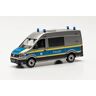 Herpa 096744 Volkswagen Crafter halve bus"Politie Straubing" miniatuurmodellen klein model verzamelbaar stuk detailgetrouw, meerkleurig