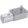 Akozon Motorversnellingsbak,  12 V motor met hoog koppel, reductiemotor, omkeerbare wormmotor met hoog koppel, DC 12 V, reductiemotor CW/CCW (20 RPM)