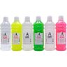 Bastelzone XXL slijm set. Knutsellijm & activator om zelf te maken. Slime lijm met magische slijm activator (XXL set met 3-neon kleuren (6x500ml))