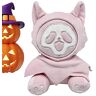 Tacery Ghostface knuffel, horror mnster pluche figuur pop, Halloween horror Killers Ghostface pluche pop, Halloween Ghost decor enge Ghost pop, voor kinderen verjaardag en Kerstmis