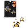 Quantum Mechanix QMx Star Trek: de volgende generatie badge en pin set