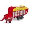 bruder 02214 Pottinger Jumbo 6600 Profiline, opraapwagen, tractoraanhanger, boerderij landbouw