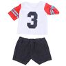 Tnfeeon 18 Inch Poppenkleertjes voor Kinderen Oefening Pak T-Shirt Babypop Babykleertjes voor Kinderen(QD18-048)