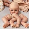 LSOAARRT Reborn Baby Doll Kit DIY Reborn Kits Al geschilderd 19 inch siliconen vinyl baby's Reborn Kit