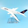 Lan Yu -Airliner Model A380 Lufthansa A380 16cm Legering Simulatie Vliegtuigen Model Kinderspeelgoed Luchtvaart Hobby's