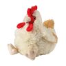warmies Warmtekussenknuffeldier "kippen" herten lavendelvulling 25 cm 700 g, wit