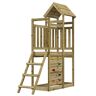 vidaXL Speelhuis 52,5x110,5x214 cm geïmpregneerd grenenhout, speelset, houten speelset, tuinspeelset, speeltuintoestellen, houten speeltoestel