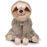 Animigos Pluche luiaard, knuffeldier in realistisch design, knuffelzacht, ca. 23 cm groot