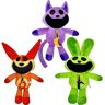 EXQST 3pc Smiling Critters Chapter 3 CatNap Plush, Cartoon Monster Game Smiling Critters Series Figure Plush Doll, Fun for Fans and Children (Color : A/3pc)