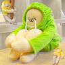 behound Midlife Crisis Bob Toy, Plush Banana Man Toy Doll with Magnet, Funny Changeable Pose Midlife Crisis Bob Toy, Plush Decompression Toy, Midlife Crisis Bob Doll for Birthday (7.08in,Green)