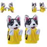 SAKDFHLJLP Kung Fu Animal Toy Husky Gloves Doll Children's Game Plush Toys, Kung Fu Animal Toy Husky Gloves Doll, Kung Fu Puppy Dog Action Toy Gifts Suitable for Adults and Children's Hands (2pcs)