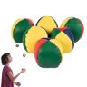 shenrongtong Jongleerballen voor kinderen Pre-kleuterspeelgoed, jongleerballenset, 6 stuks jongleerballen Veelkleurige jongleerset voor beginners, duurzame jongleerballenset voor jongleur
