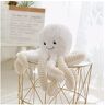 LTLWSH Knuffel Octopus Pluche Pop, Opgevuld Octopus Pluche Groot Slaapkussen Zacht Octopus Opgevuld Oceaan Dieren Kussen Knuffel Grote Octopus Plushie Marien Speelgoed Kussen,Wit,80cm