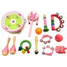 WESEEDOO Percussie Houten Muziekinstrumenten Muziekinstrumenten Voor 1 Jarigen Muziekinstrument Voor Kinderen Peuter Muziekinstrument pink