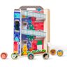 Melissa & Doug 30741 & GO Tots Houten flatgebouw tuimelpret (met 3 schijven) Sensorische ballen 12 m+ Cadeau voor baby jongens en meisjes ,Veelkleurig