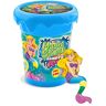 CRAZE Magic Slime Zeemeermin slijm voor kinderen, 110 ml blik met zeemeermin speelgoed, slijmset met verrassing, zonder resten