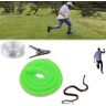 Fokayo Snake Prank met String Clip Clip On Snake Prank, Snake on a String Prank die mensen achtervolgt, DIY Golf Snake Prank met String en Clip, Realistisch Rubber Snake Prank Toy (D)