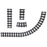 Lego 8x Straight Track + 8x Curved Tracks  Straight and Curve Straight Rails Track (City RC Train Straight Track /