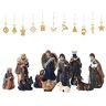 Yeeda Kerststal Beeldjes Set, 11 stks Kerststal Beeldje Set Kerst Wieg Figures, Geboorte Beeldjes Hars Standbeeld Binnen, Kerst Ornament