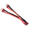 Dilwe T Style Stecker Kabel, 1 Buchse auf 2 Stecker 14AWG Kabelstecker zum Dekantieren für RC ESC Lipo Akku