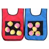 YYWE Dodgeball Game Set 2Pcs Kids Dodgeball Tag Vests with 10 Balls for Indoor Outdoor Games