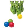 Small Foot 8166 kegel "kikker" van hout, met 6 kegels en 4 ballen